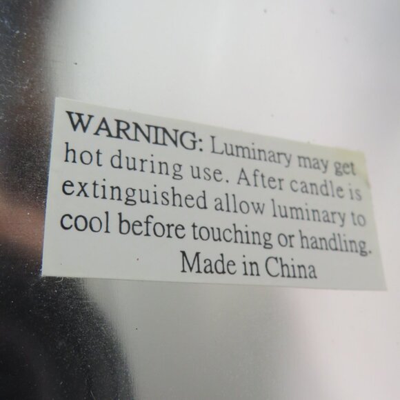 Heavy Metal Snowflake Luminary Votive w Mirror Finish Thick Metal - Picture 13 of 16